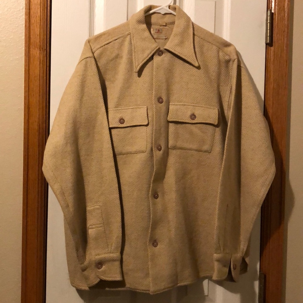 Vintage wool button up